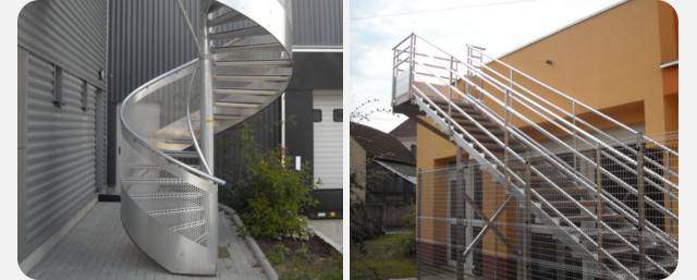 Fabrication d'escalier sur mesure en aluminium